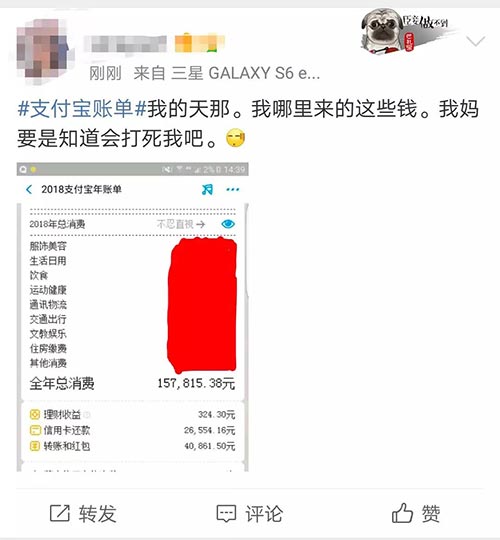 网友支付宝年账单2 网友支付宝年账单2