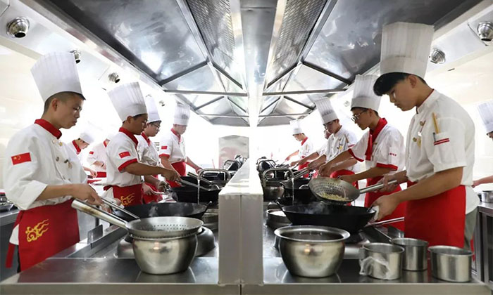 学烹饪的厨师学校
