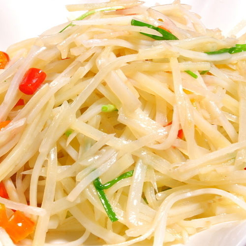 酸辣土豆丝-福州新东方厨师学校推荐菜谱_新东