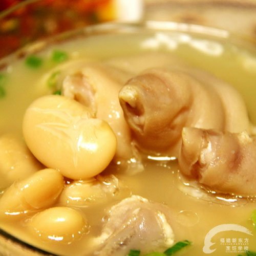 雪豆蹄花汤-福州新东方厨师学校推荐菜谱_新东