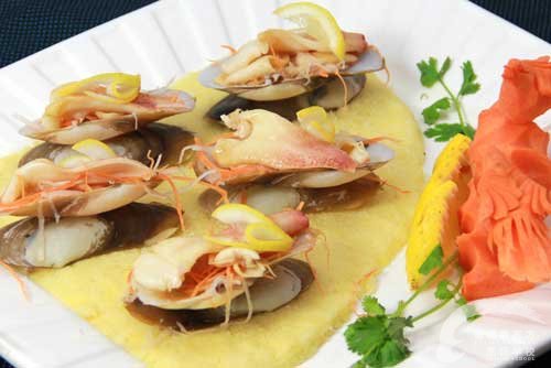 酒香象拔蚌 福州新东方厨师学校老师作品_新东