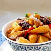 红烧茭白—福州新东方厨师学校推荐菜谱