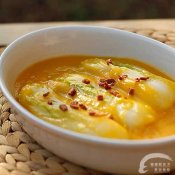 金汤娃娃菜—福州新东方厨师学校推荐菜谱