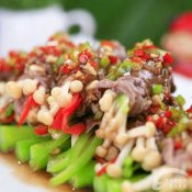 金针菇肥牛卷—福州新东方厨师学校推荐菜谱