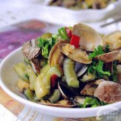 蛤蜊炖茄子—福州新东方厨师学校推荐菜谱