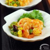 橄榄油甜辣虾仁—福州新东方厨师学校推荐菜谱