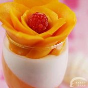 椰香芒果布丁—福州新东方厨师学校推荐菜谱