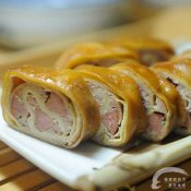 鸡汤干豆腐卷—福州新东方厨师学校推荐菜谱