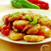 彩椒炒鸡排—福州新东方厨师学校推荐菜谱