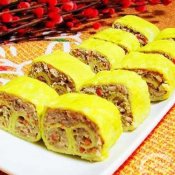 黄金如意肉卷—福州新东方厨师学校推荐菜谱