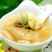 白芸豆肘子汤—福州新东方厨师学校推荐菜谱