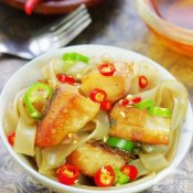 腊鱼炖粉条—福州新东方厨师学校推荐菜谱