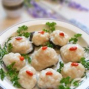 鱼茸香菇盒—福州新东方厨师学校推荐菜谱