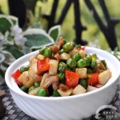 杏鲍菇烩牛肉粒—福州新东方厨师学校推荐菜谱