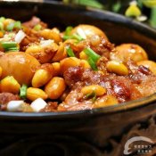 黄豆焖肋骨—福州新东方厨师学校推荐菜谱