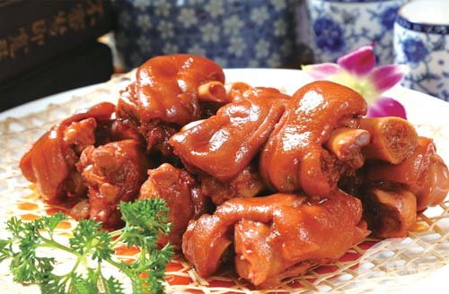 鸿运猪蹄 福州新东方厨师学校学生作品_新东方