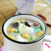 山药黄豆肉骨汤—福州新东方厨师学校推荐菜谱