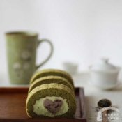 抹茶红豆蛋糕卷—福州新东方厨师学校推荐菜谱