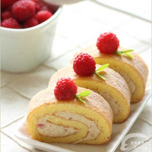 树莓蛋糕卷-福州新东方厨师学校推荐菜谱_新东