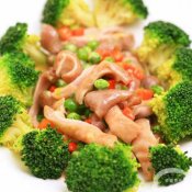 兰花豌豆烩肚条—福州新东方厨师学校推荐菜谱