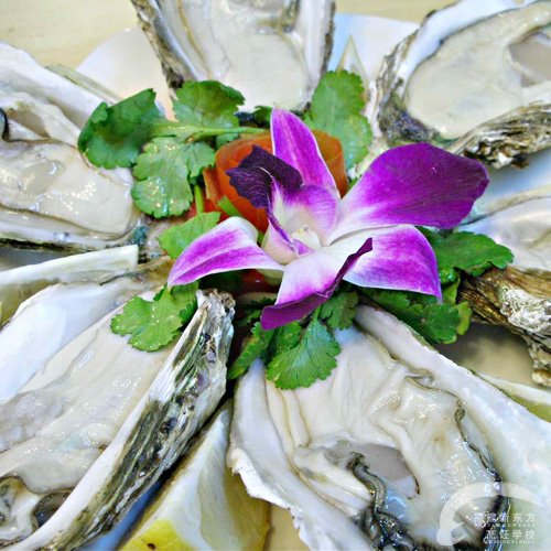 福州新东方厨师学大食话--法国人吃生蚝讲究多