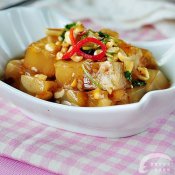 黄豆蹄花冻—福州新东方厨师学校推荐菜谱