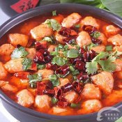 水煮虾滑—福州新东方厨师学校推荐菜谱