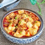 香辣肉末溜豆腐—福州新东方厨师学校推荐菜谱