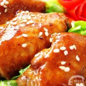 梅酒焖鸡翼—福州新东方厨师学校推荐菜谱