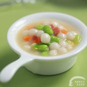 福州新东方厨师学校教您:火腿时蔬小圆子的做法
