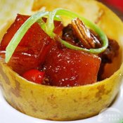 罗汉果烧肉—福州新东方厨师学校推荐菜谱