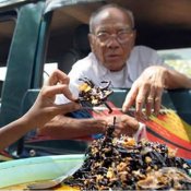福州新东方厨师学校大食话:柬埔寨人爱吃大蜘蛛