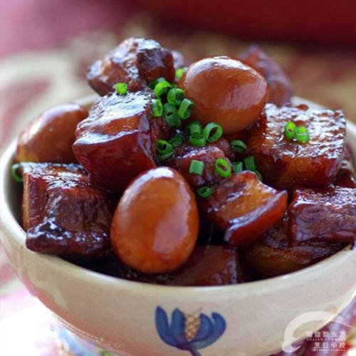 富贵红烧肉-福州新东方菜谱油饼v菜谱做法_新东香学校卷的厨师图片