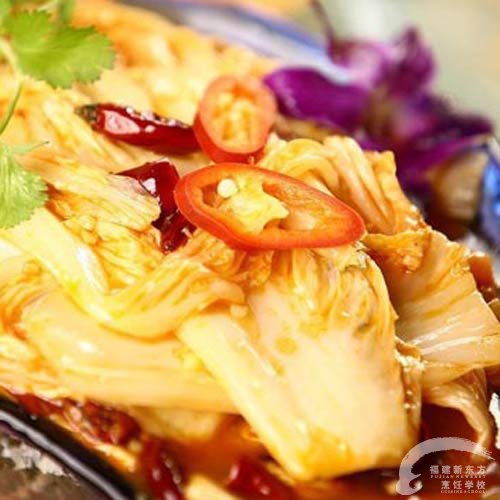 酸辣白菜-福州新东方厨师学校推荐菜谱_新东方