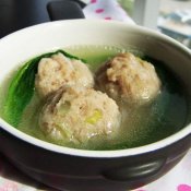 莲藕肉丸汤—福州新东方厨师学校推荐菜谱