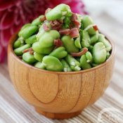 鸡汁烩蚕豆—福州新东方厨师学校推荐菜谱