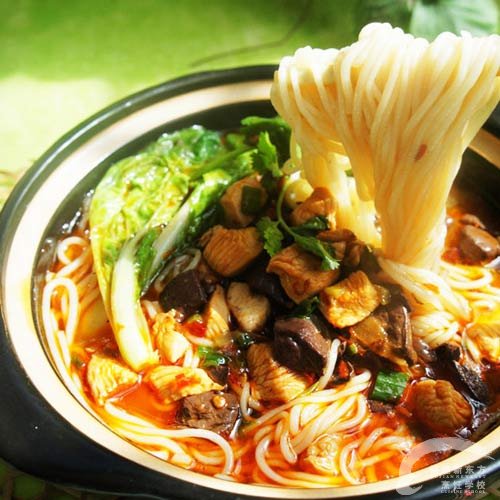 麻辣鸡汁米线-福州新东方厨师学校推荐菜谱_新