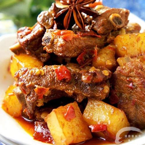 川味土豆烧排骨-福州新东方厨师学校推荐菜谱