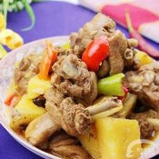 土豆烧鸭腿—福州新东方厨师学校推荐菜谱
