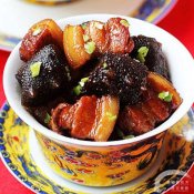 海参红烧肉—福州新东方厨师学校推荐菜谱