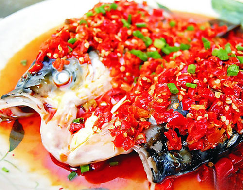 剁椒鱼头 福州新东方厨师学校热菜作品_新东方