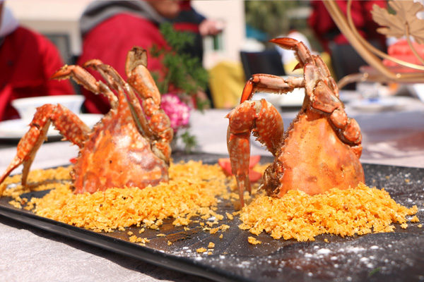 福建新东方2017年名师高徒宴席设计大赛中的